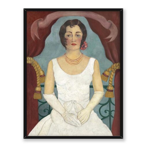 Frida Kahlo Portret kobiety w bieli 30x40