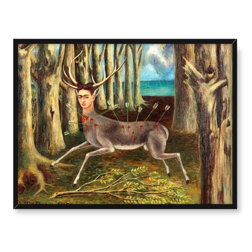 Frida Kahlo Ranny jeleń 40x30