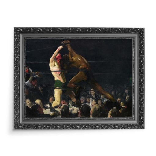 George Bellows Bokserzy Członkowie klubu 70x50 wydruk na płótnie CANVAS