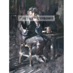 George Benjamin Luks David Parrish Wnętrze tawerny — produkt cyfrowy do pobrania