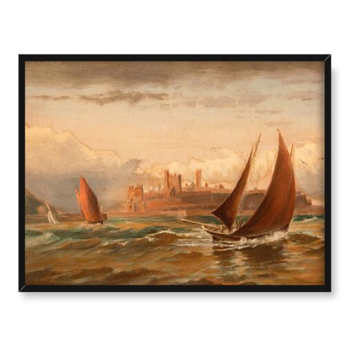 George Goodwin Kilburne Krajobraz morski Peel 40x30