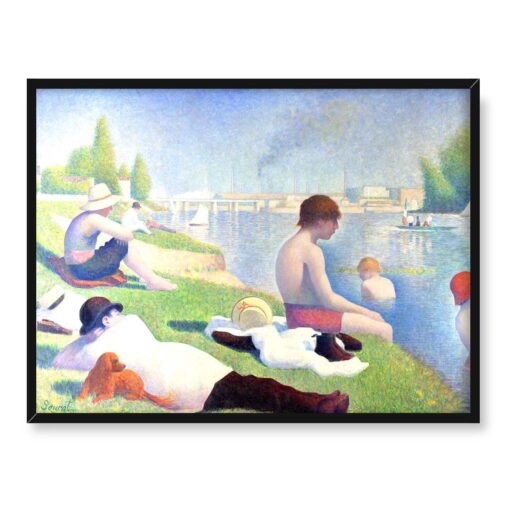 Georges Seurat Baigneurs a Asnieres 40x30