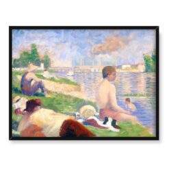 Georges Seurat Kąpiel w Asnieres Studium 40x30