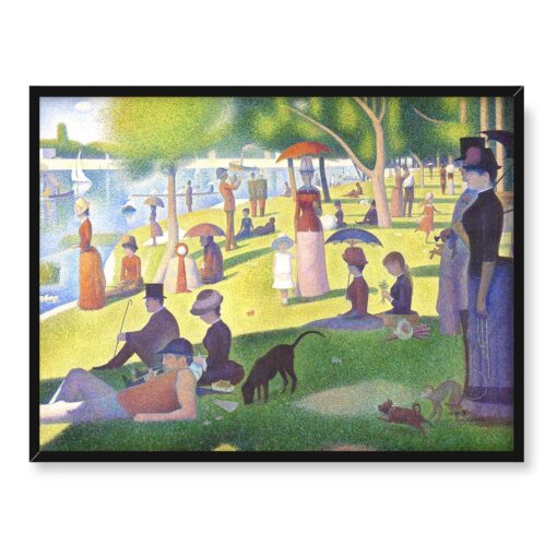 Georges Seurat Niedziela na La Grande Jatte 40x30 w RAMIE