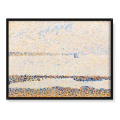 Georges Seurat Plaża w Gravelines 40x30 w RAMIE