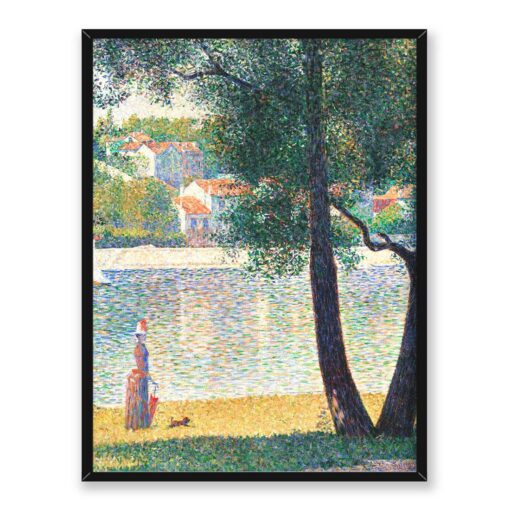 Georges Seurat Sekwana w Courbevoie 30x40
