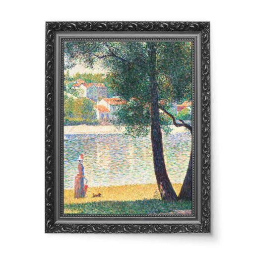 Georges Seurat Sekwana w Courbevoie 50x70 wydruk na płótnie CANVAS