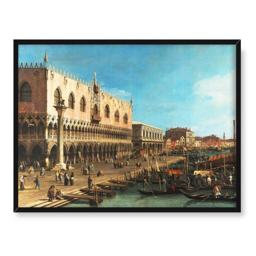 Giovanni Antonio Canal Molo Wenecja 40x30