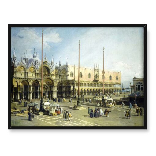 Giovanni Antonio Canal Plac Świętego Marka 40x30