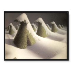 Grant Wood January Styczeń 40x30 w RAMIE