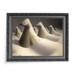 Grant Wood January Styczeń 70x50 wydruk na płótnie CANVAS