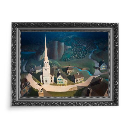 Grant Wood Nocny rajd Reverea 70x50 wydruk na płótnie CANVAS