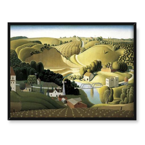 Grant Wood Stone City Iowa 40x30
