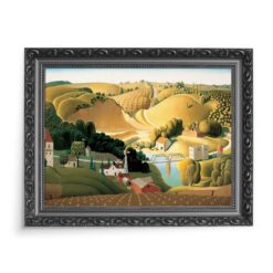 Grant Wood Stone City Iowa 70x50 wydruk na płótnie CANVAS