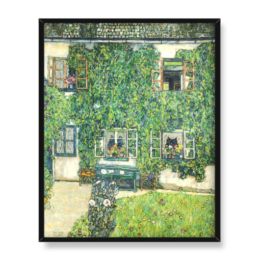 Gustav Klimt Dom leśniczego w Weissenbach 40x50