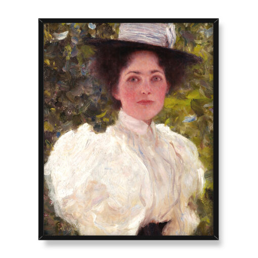 Gustav Klimt Dziewczyna w liściach 40x50 w RAMIE