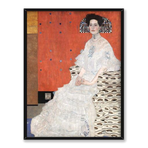 Gustav Klimt Fritza Riedler 30x40 w RAMIE