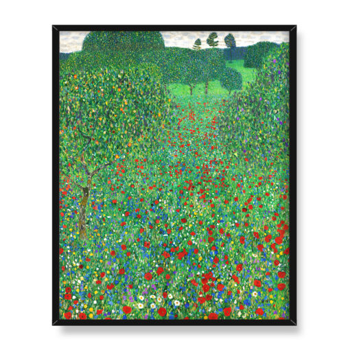 Gustav Klimt Kwitnące maki 40x50 w RAMIE