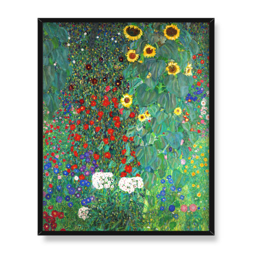 Gustav Klimt Ogród wiejski ze słonecznikami 40x50
