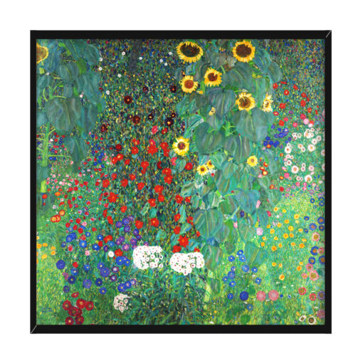 Gustav Klimt Ogród wiejski ze słonecznikami 50x50