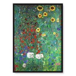 Gustav Klimt Ogród wiejski ze słonecznikami 50×70