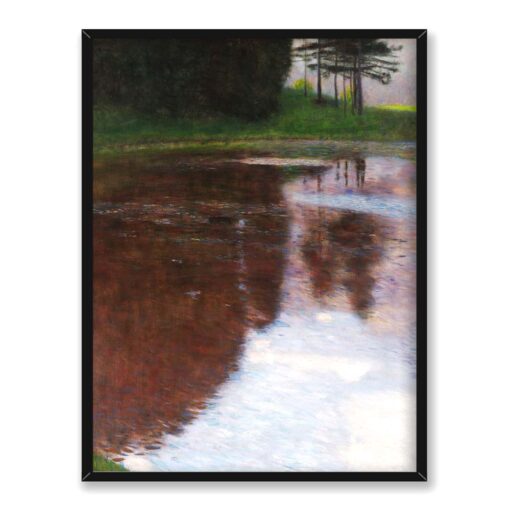 Gustav Klimt Poranek nad stawem 30x40