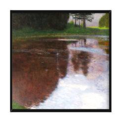 Gustav Klimt Poranek nad stawem 50×50