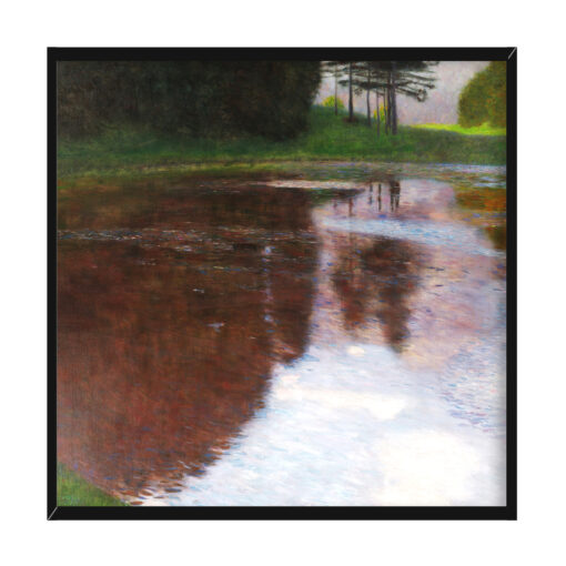 Gustav Klimt Poranek nad stawem 50x50