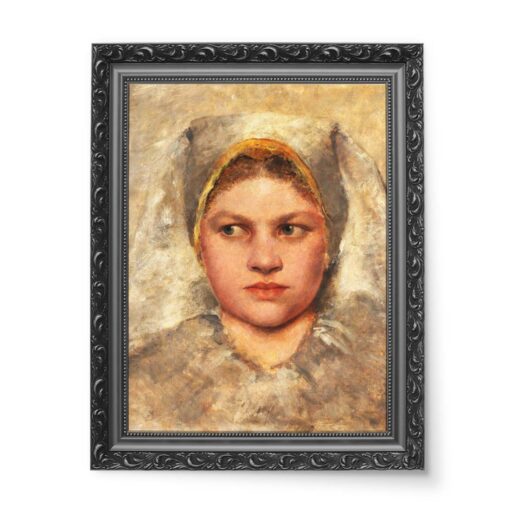 Gustav Klimt Studium głowy dziewczynki z Hana 50x70 wydruk na płótnie CANVAS