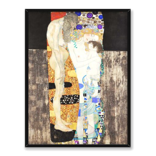 Gustav Klimt Trzy epoki 30x40 w RAMIE