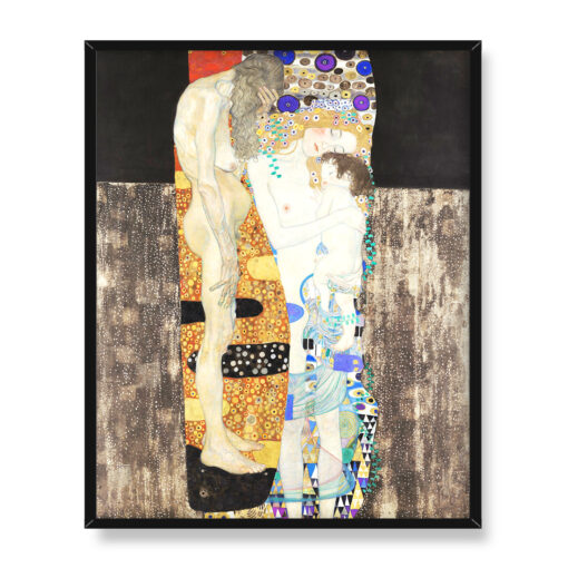 Gustav Klimt Trzy epoki 40x50 w RAMIE