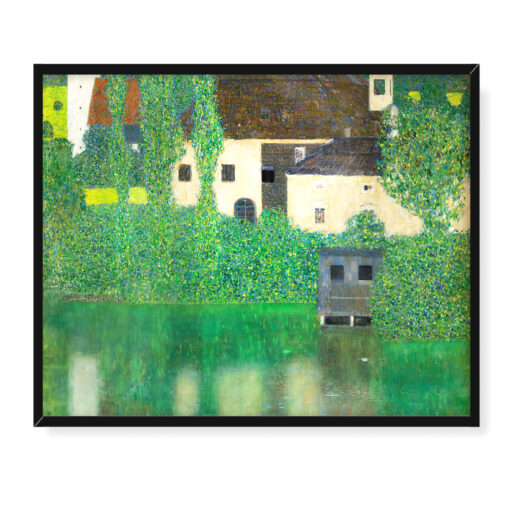Gustav Klimt Zamek wodny 50x40 w RAMIE