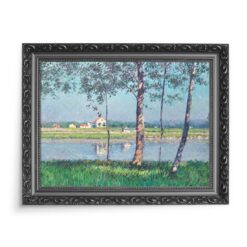 Gustave Caillebotte Brzeg Sekwany Rive de la Seine 70×50 wydruk na płótnie CANVAS