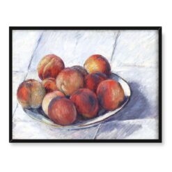 Gustave Caillebotte Brzoskwinie na talerzu Lassiette de peches 40x30