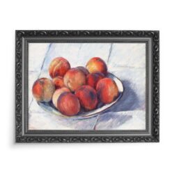 Gustave Caillebotte Brzoskwinie na talerzu Lassiette de peches 70×50 wydruk na płótnie CANVAS