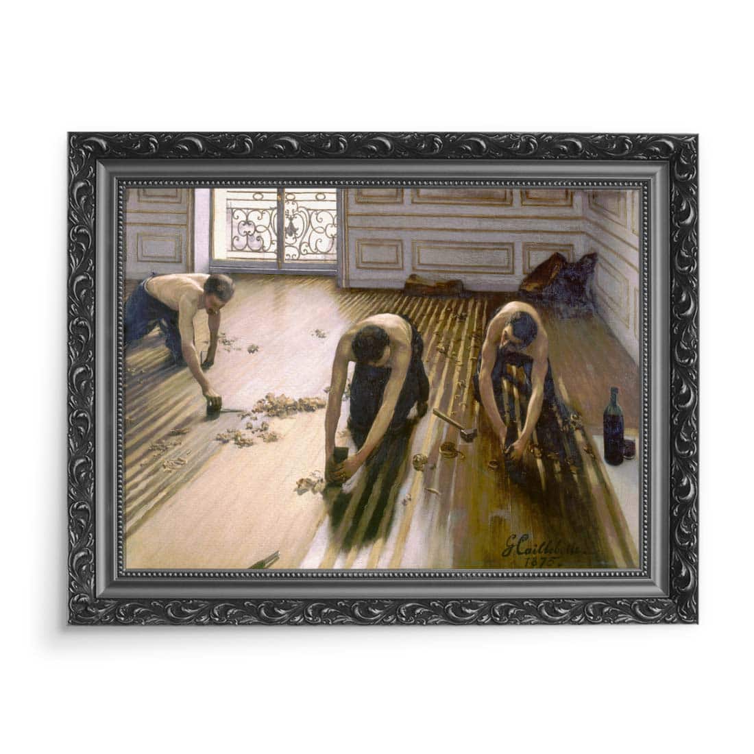 Gustave Caillebotte Cykliniarze 70x50 wydruk na płótnie CANVAS
