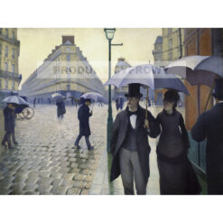Gustave Caillebotte Deszczowy dzień w Paryżu Jour de pluie a Paris — produkt cyfrowy do pobrania