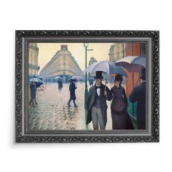 Gustave Caillebotte Deszczowy dzień w Paryżu Jour de pluie a Paris 70×50 wydruk na płótnie CANVAS