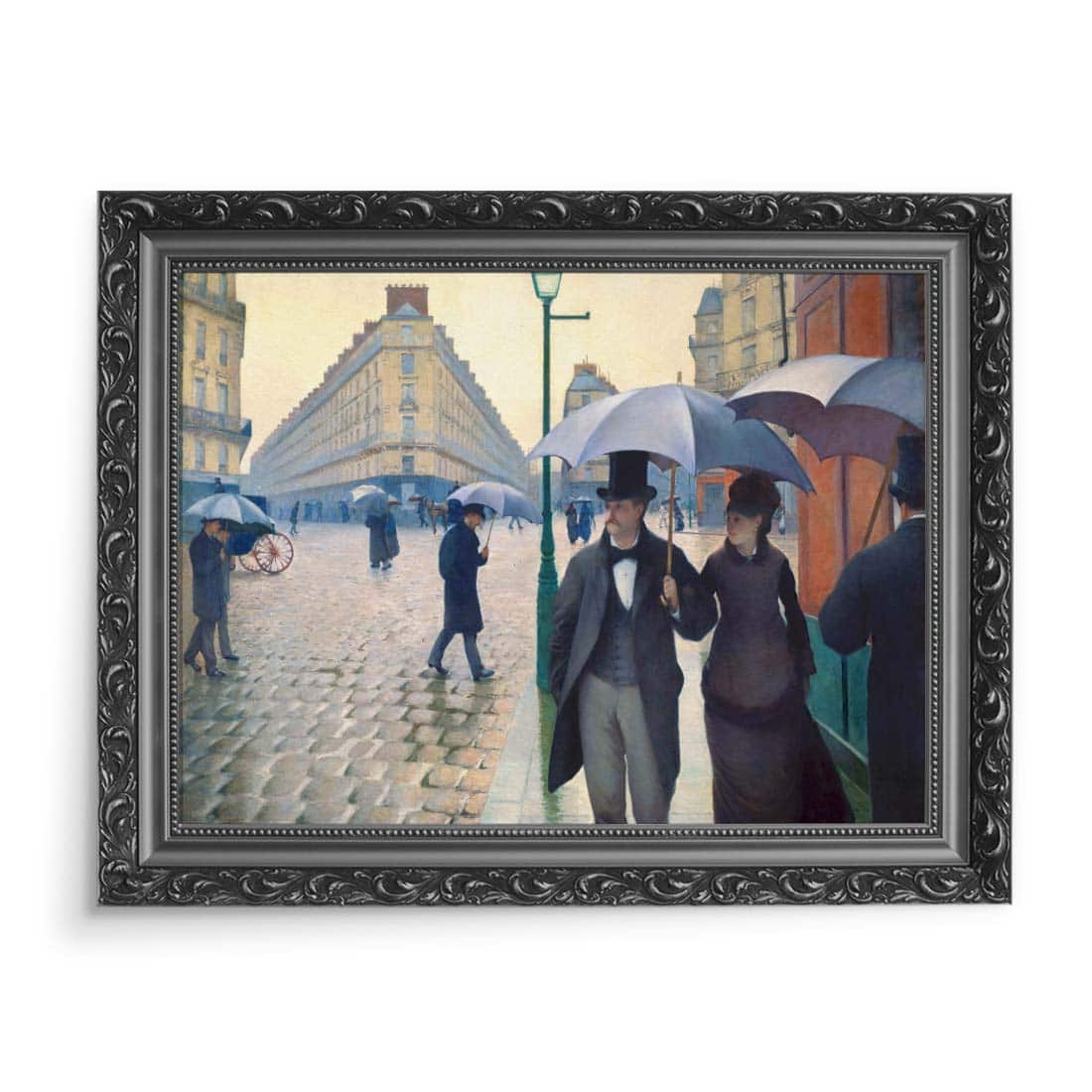 Gustave Caillebotte Deszczowy dzień w Paryżu Jour de pluie a Paris 70x50 wydruk na płótnie CANVAS