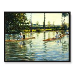 Gustave Caillebotte Kajak na rzece Yerres 40x30 w RAMIE