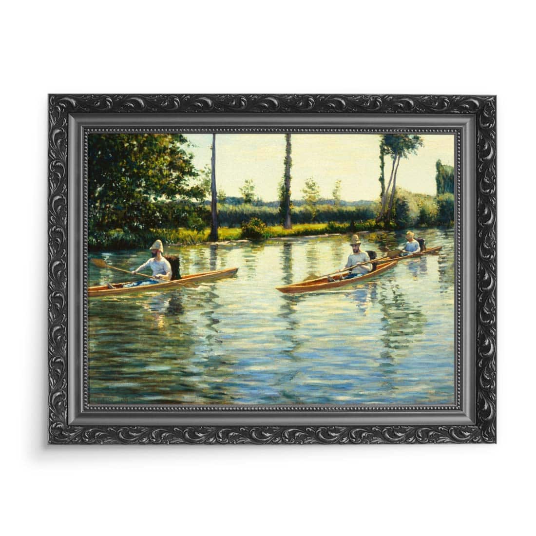 Gustave Caillebotte Kajak na rzece Yerres 70x50 wydruk na płótnie CANVAS