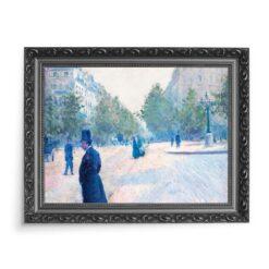 Gustave Caillebotte La place Saint Augustin temps brumeux 70×50 wydruk na płótnie CANVAS