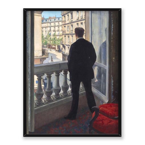 Gustave Caillebotte Młody człowiek przy oknie 30x40