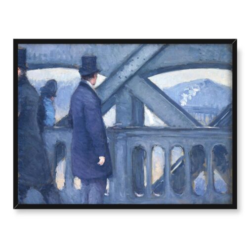 Gustave Caillebotte Most Europejski Paryż 40x30 w RAMIE