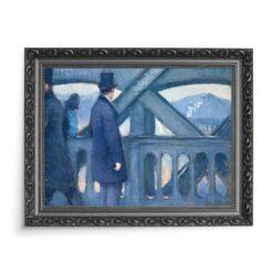 Gustave Caillebotte Most Europejski Paryż 70×50 wydruk na płótnie CANVAS