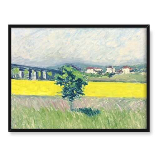 Gustave Caillebotte Most w Argenteuil 40x30 w RAMIE