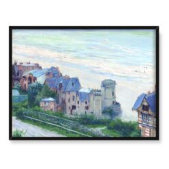 Gustave Caillebotte Trouville plaża i wille 40x30
