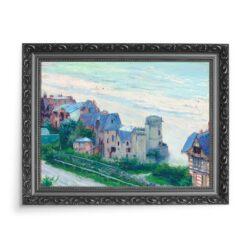 Gustave Caillebotte Trouville plaża i wille 70×50 wydruk na płótnie CANVAS