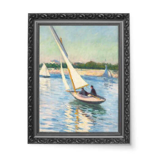 Gustave Caillebotte Żaglówki na Sekwanie Argenteuil 50x70 wydruk na płótnie CANVAS