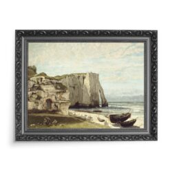 Gustave Courbet Etretat Klify po burzy 70x50 wydruk na płótnie CANVAS